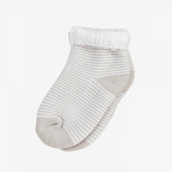 Καλτσάκια 3 Τεμ Μπεζ 0-3 Μηνών Trois Kilos Sept | 55-8075009