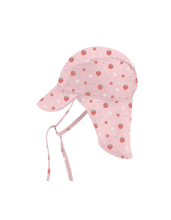 Καπέλο παραλίας με κορδόνια και προστασία από τον ήλιο Strawberries Monnëka 6-12 μηνών | 61-82255 Καπέλο παραλίας με κορδόνια και προστασία από τον ήλιο Strawberries Monnëka 6-12 μηνών | 61-82255