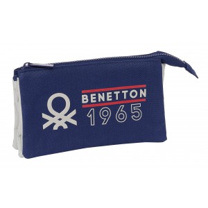Κασετίνα με 3 Θήκες Varsity BENETTON | 59-06744