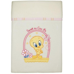 Κουβέρτα Fleece Κούνιας Baby Looney Tunes | 36-1724/28