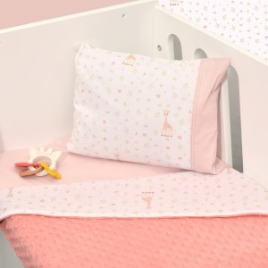 Κουβέρτα Λίκνου Διπλής Όψης Minky Design 502 Sophie La Girafe | 46-6725/502