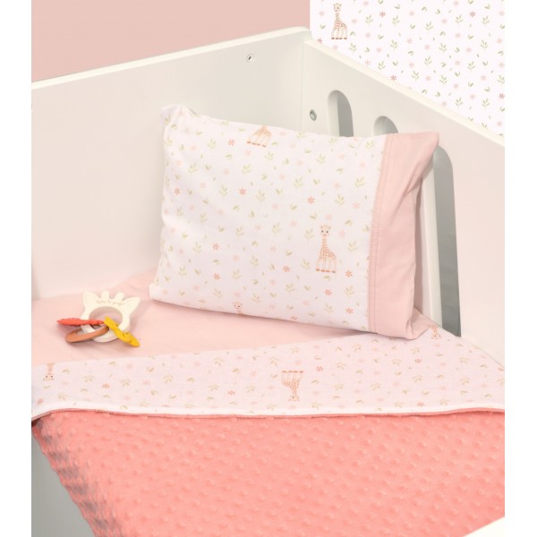 Κουβέρτα Λίκνου Διπλής Όψης Minky Design 502 Sophie La Girafe | 46-6725/502