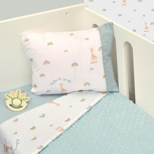 Κουβέρτα Λίκνου Διπλής Όψης Minky Design 503 Sophie La Girafe | 46-6725/503