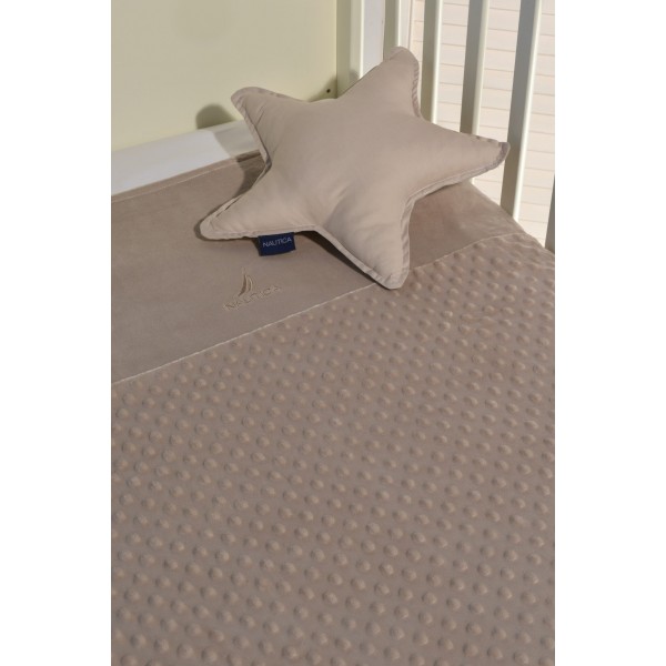 Κουβέρτα Λίκνου Minky Καφέ Διπλής Όψης | 46-6725/904