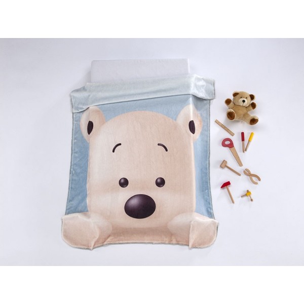 Κουβέρτα Lumpy 80x110 cm - Μεγάλος Αρκούδος - MORA | 58-7297/03