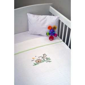 Κουβέρτα Πικέ Αγκαλιάς 80x100cm Design 504 Aslanis Baby | 45-5721/504