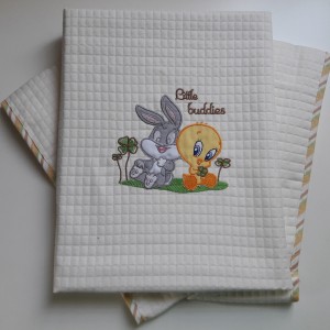 Κουβέρτα Πικέ Αγκαλιάς Baby Looney Tunes Design 30A | 36-1721/30A