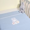 Κουβέρτα Πικέ Αγκαλιάς Design 11 Σιέλ 80x100 | 48-8721/11