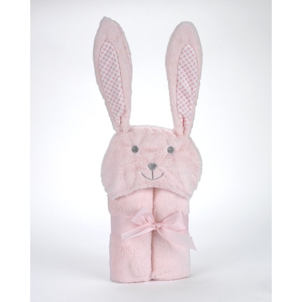 Κουβέρτα Pompon Rabbit 75Χ95cm - Ροζ - MORA | 58-5388/04