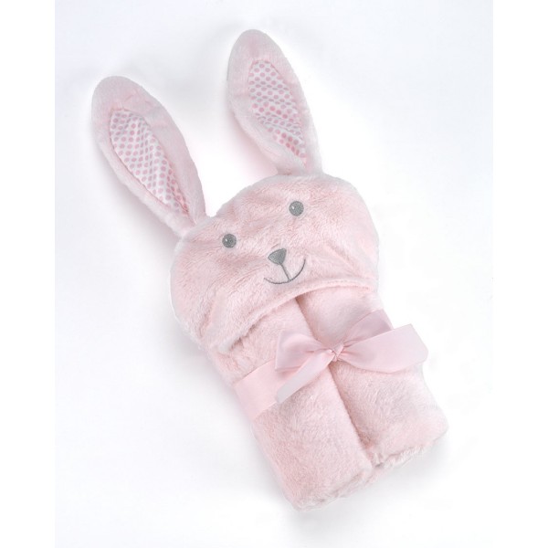 Κουβέρτα Pompon Rabbit 75Χ95cm - Ροζ - MORA | 58-5388/04