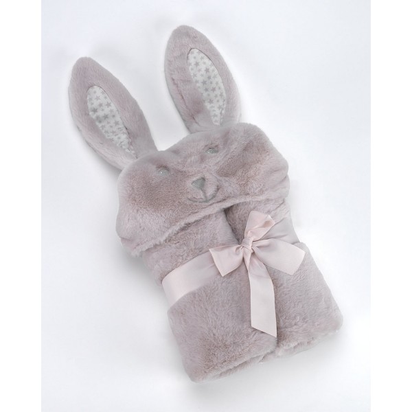 Κουβέρτα Pompon Rabbit 75Χ95cm - Σάπιο Μήλο - MORA | 58-5388/02