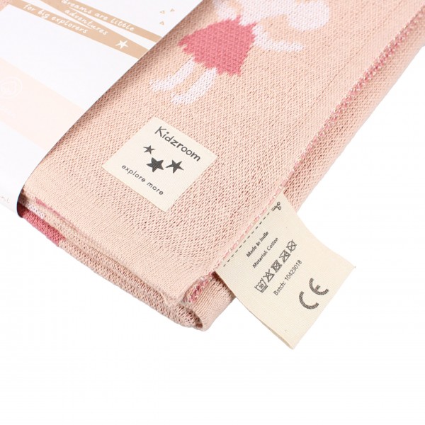 Κουβέρτα Ζακάρ Ποντίκι 80x100 cm 100% Βαμβάκι KIDZROOM | 50-4296