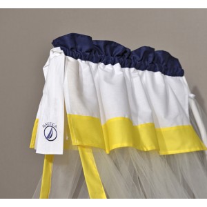 Κουνουπιέρα 180x500 cm Design 917 Κίτρινο - Σκούρο Μπλε - Λευκό | 46-2703/917