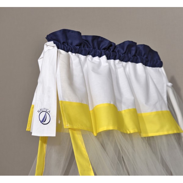 Κουνουπιέρα 180x500 cm Design 917 Κίτρινο - Σκούρο Μπλε - Λευκό | 46-2703/917