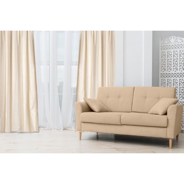 Omega Home des.222 Κουρτίνα Ταφτάς ΖακάρΖακάρ (1φύλλο) 145x270 | 31-12471/222