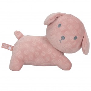 Λούτρινο Σκυλάκι Από Βελουτέ Ύφασμα 25cm Ροζ Miffy Flowers | 47-3897
