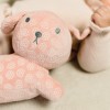 Λούτρινο Σκυλάκι Από Βελουτέ Ύφασμα 25cm Ροζ Miffy Flowers | 47-3897