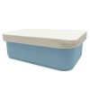 Lunch Box Μεταλλικό 900 ml Με Καπάκι Σιλικόνης Μπλε - Smikkels | 63-10052