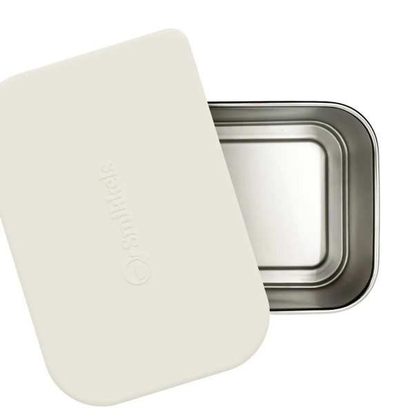 Lunch Box Μεταλλικό 900 ml Με Καπάκι Σιλικόνης Μπλε - Smikkels | 63-10052