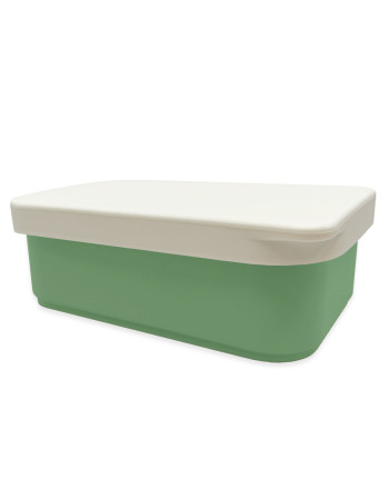 Lunch Box Μεταλλικό 900 ml Με Καπάκι Σιλικόνης - Πράσινο - Smikkels | 63-10054