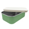 Lunch Box Μεταλλικό 900 ml Με Καπάκι Σιλικόνης - Πράσινο - Smikkels | 63-10054