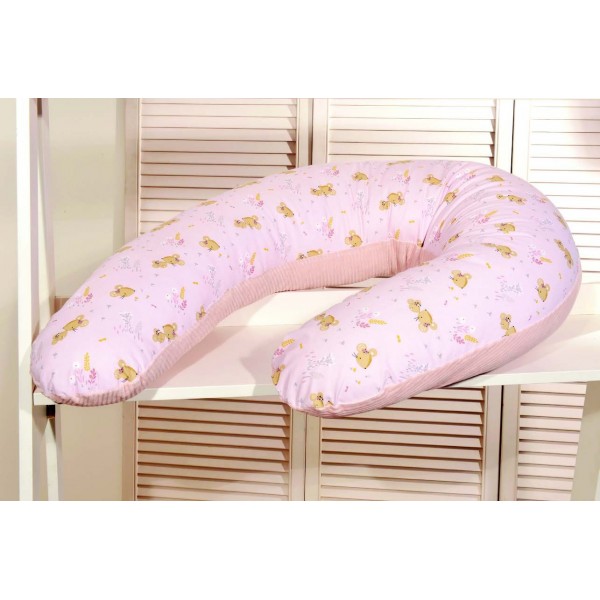 Μαξιλάρι Θηλασμού Διπλής Όψης Design 412 Ροζ Oliver Baby | 46-6719/412