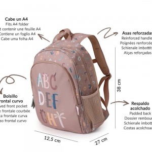 Μεγάλο Σακίδιο Funny Letters - Tutete | 61-88738