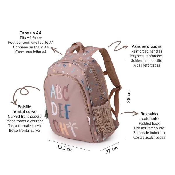 Μεγάλο Σακίδιο Funny Letters - Tutete | 61-88738