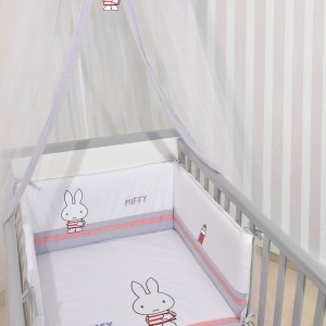 Miffy Des 65 Σετ Προίκας 3 τεμ Μουσελίνα Γκρι | 48-8700/65