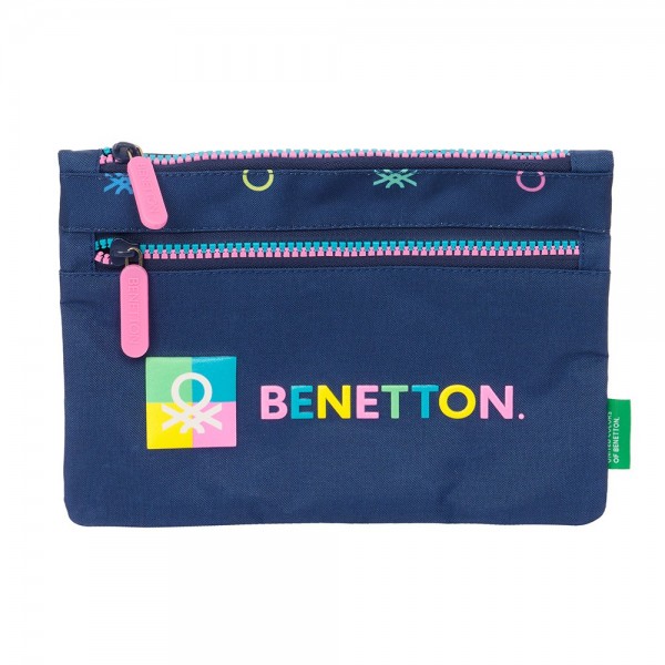 Μικρή θήκη με 2 φερμουάρ BENETTON Cool | 59-812450033
