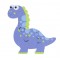 Μικρό Παζλ Diplodocus Dinosaurs Orange Tree Toys | 60-06760