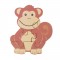 Μικρό Παζλ Μαϊμουδάκι Animals Orange Tree Toys | 60-06986