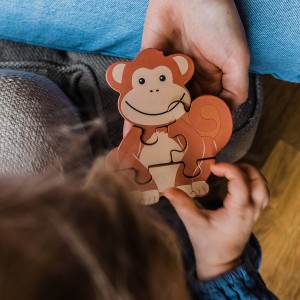 Μικρό Παζλ Μαϊμουδάκι Animals Orange Tree Toys | 60-06986