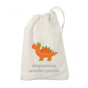 Μικρό Παζλ Stegosaurus Dinosaurs Orange Tree Toys | 60-06784