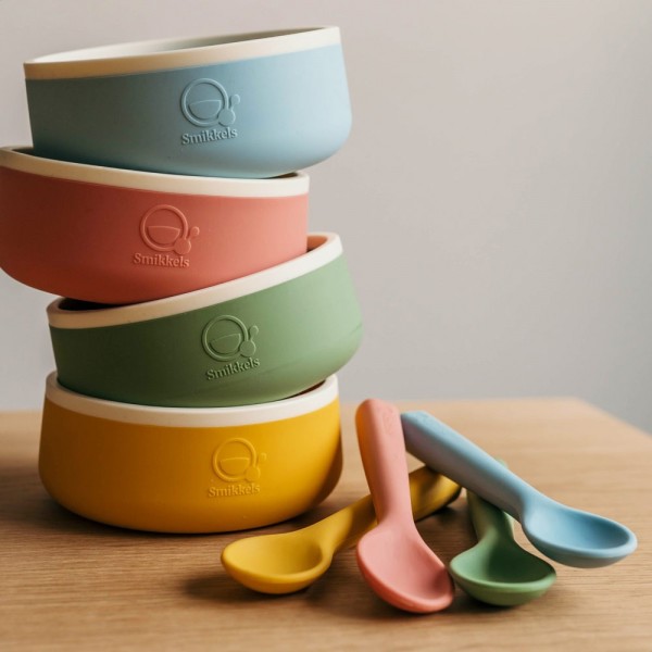 Mπωλ Σιλικόνης 350ml - Πράσινο - Smikkels | 63-30065