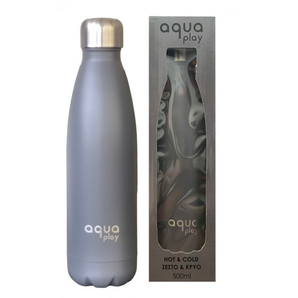 Μπουκάλι Θερμός 500 ml AquaPlay Ανθρακί | 64-57
