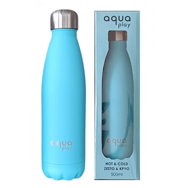 Μπουκάλι Θερμός 500 ml AquaPlay Γαλάζιο | 64-69