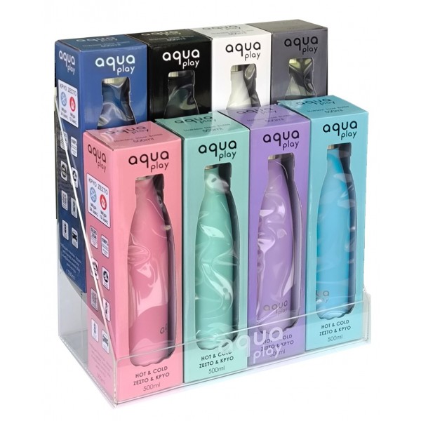 Μπουκάλι Θερμός 500 ml AquaPlay Μαύρο | 64-03