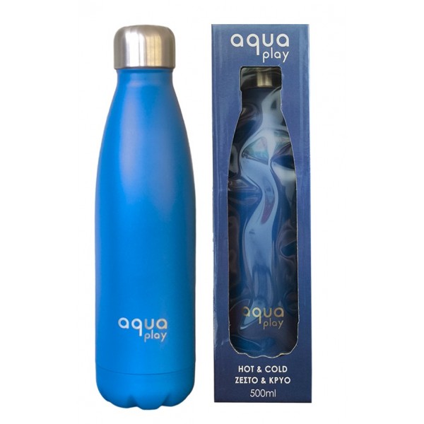 Μπουκάλι Θερμός 500 ml AquaPlay Μπλε | 64-40