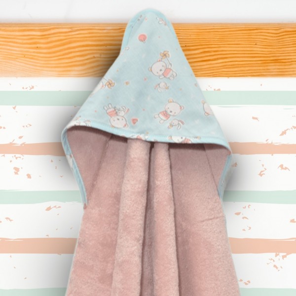 Μπουρνούζι Κάπα 75x75cm 100% Bαμβάκι 450 γρμ/τμ Design 212 Oliver Baby | 46-6730/212