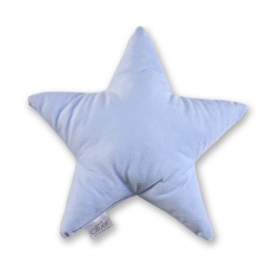 Oliver Baby Μαξιλάρι Διακοσμητικό Αστέρι Βελουτέ Σιέλ 37χ37 | 46-6710/120