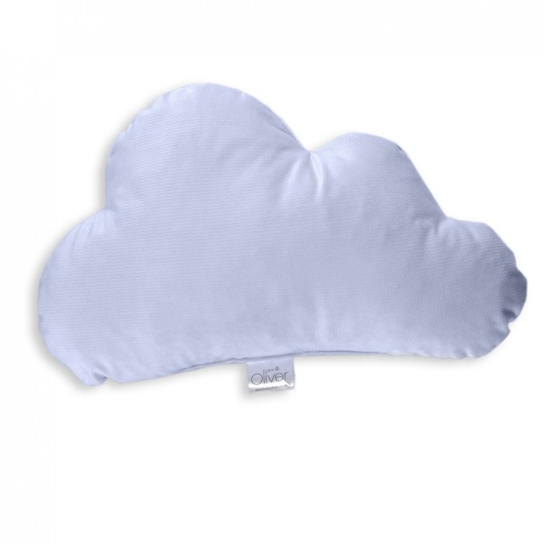 Oliver Baby Μαξιλάρι Διακοσμητικό Σύννεφο Βελουτέ Σιέλ 45χ26 | 46-6710/130