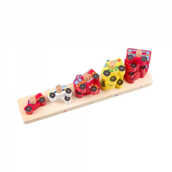 Παιχνίδι Αριθμών Αυτοκίνητα της Πόλης - Orange Tree Toys | 60-12170