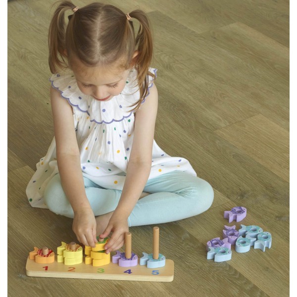 Παιχνίδι Στοίβαξης και Μετρήματος Sea Life Orange Tree Toys (FSC®) | 60-12974