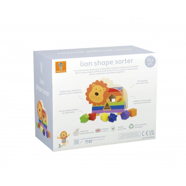 Παιχνίδι Σχημάτων Λιοντάρι Orange Tree Toys | 60-13257