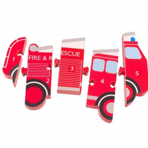 Παζλ Αριθμών Πυροσβεστική Emergency Services Orange Tree Toys | 60-05163