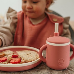 Πιάτο Σιλικόνης 18 cm - Ροζ - Smikkels | 63-30060
