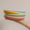 Πιάτο Σιλικόνης 18 cm - Ροζ - Smikkels | 63-30060