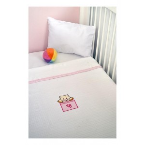 Πικέ Κουβέρτα Κούνιας 100x140cm Design 206 | 44-4720/206