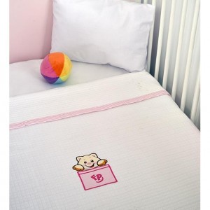 Πικέ Κουβέρτα Κούνιας 100x140cm Design 206 | 44-4720/206